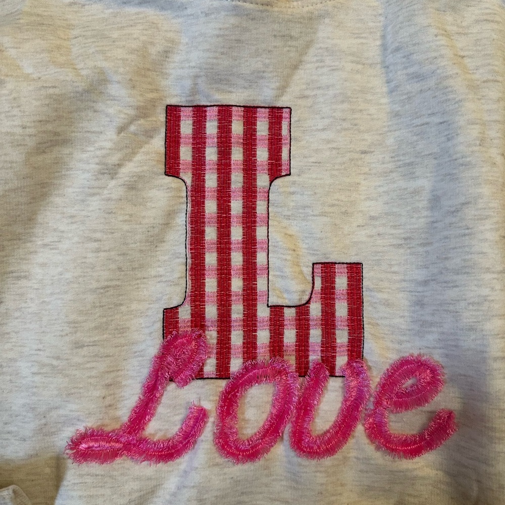 FRINGE Love Hoodie- Pink and Red